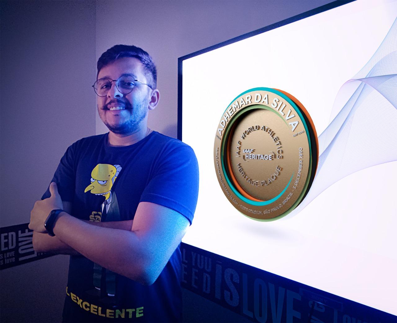 Amazonense recebe prêmio de design em Doha, no Qatar