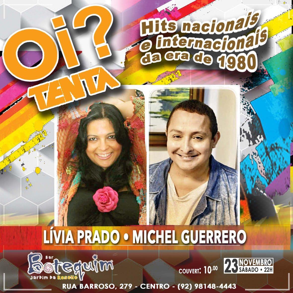 Lívia Prado e Michel Guerrero cantam o melhor dos anos 80