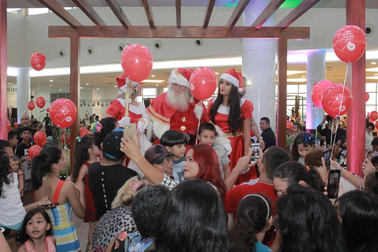 Papai Noel e show de neve são as atrações no Sumaúma Park Shopping