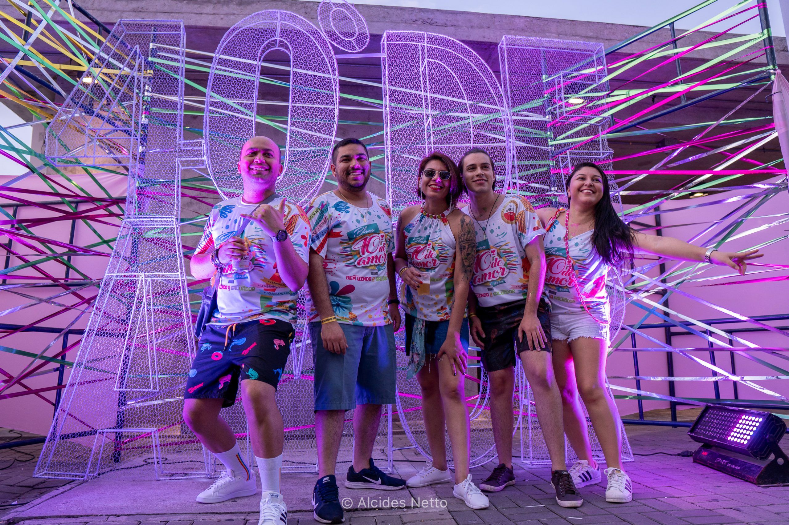 A mistura do Brasil com Egito no Bloco 40° De Amor