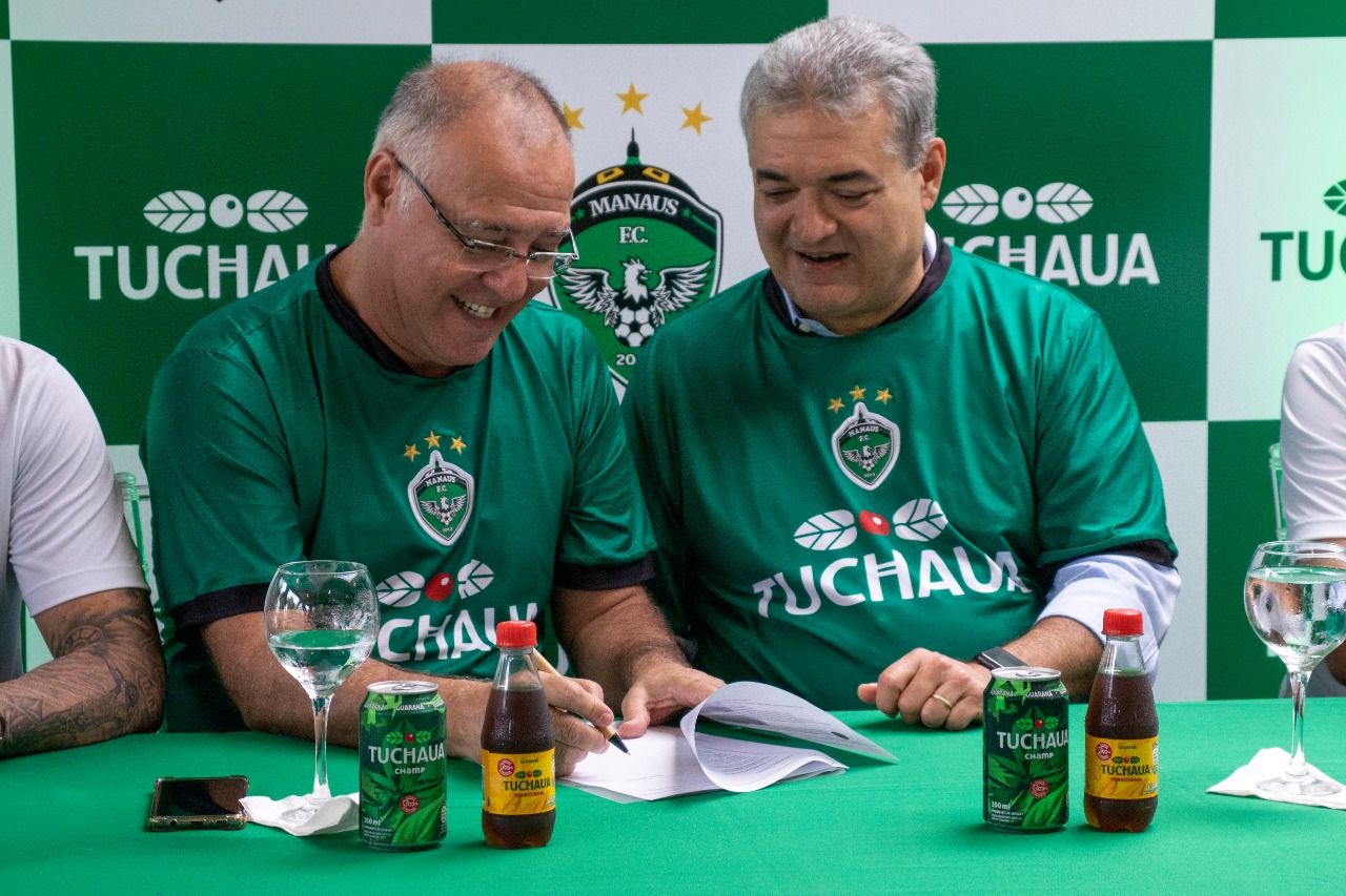 Grupo Simões anuncia patrocínio entre a marca de refrigerantes Tuchaua e o Manaus FC
