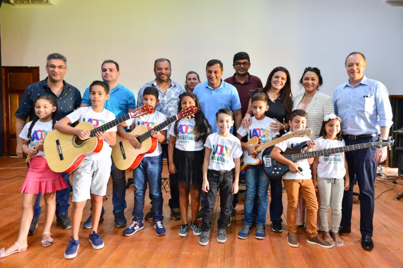 Wilson Lima inaugura unidade do Liceu de Artes e Ofícios Claudio Santoro, em Envira