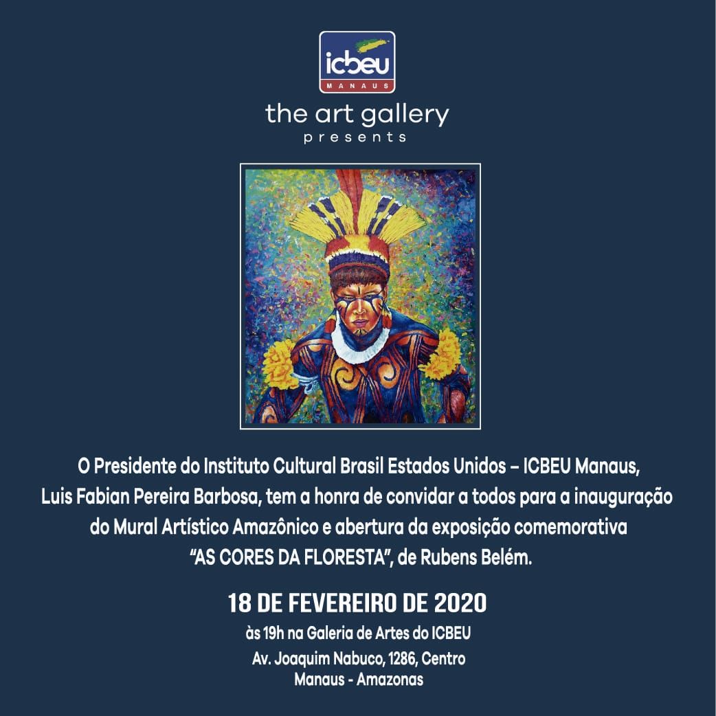 ICBEU Manaus, dando início à sua programação cultural de 2020 com Rubens Belém