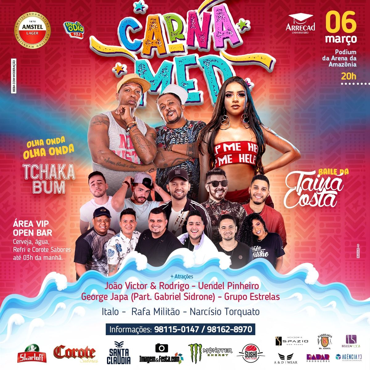 Arrecad Universitário se despede do Carnaval 2020, nesta sexta-feira (06)