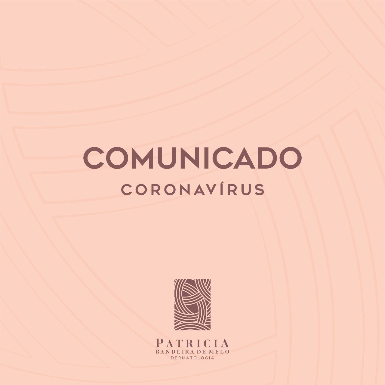 Seguindo regras Clinica Patricia Bandeira de Melo continua com atendimentos