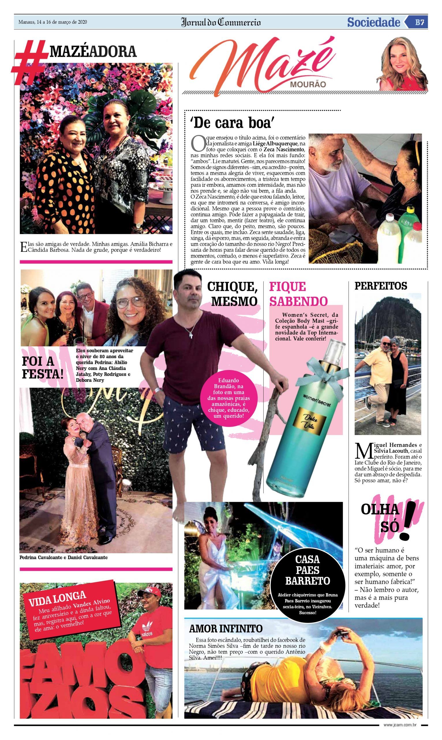 Coluna Social da Mazé Mourão - Jornal do Commercio