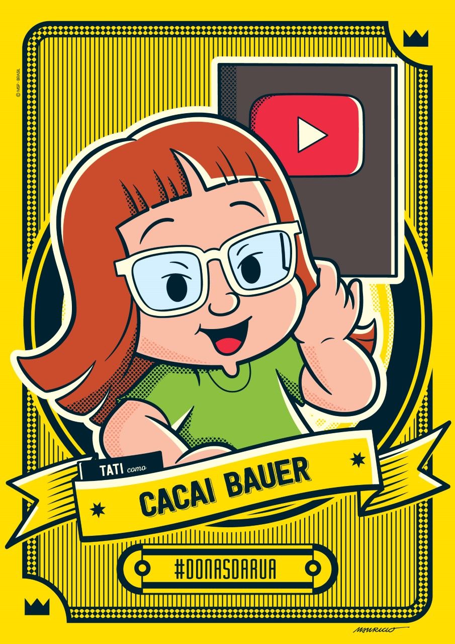 YouTuber com Síndrome de Down é homenageada pela Turma da Mônica