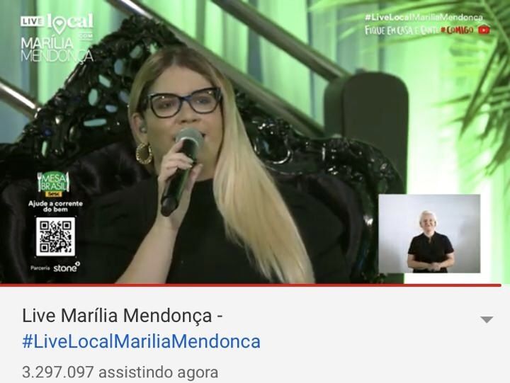 Com live, Marília Mendonça supera recorde de Jorge & Mateus