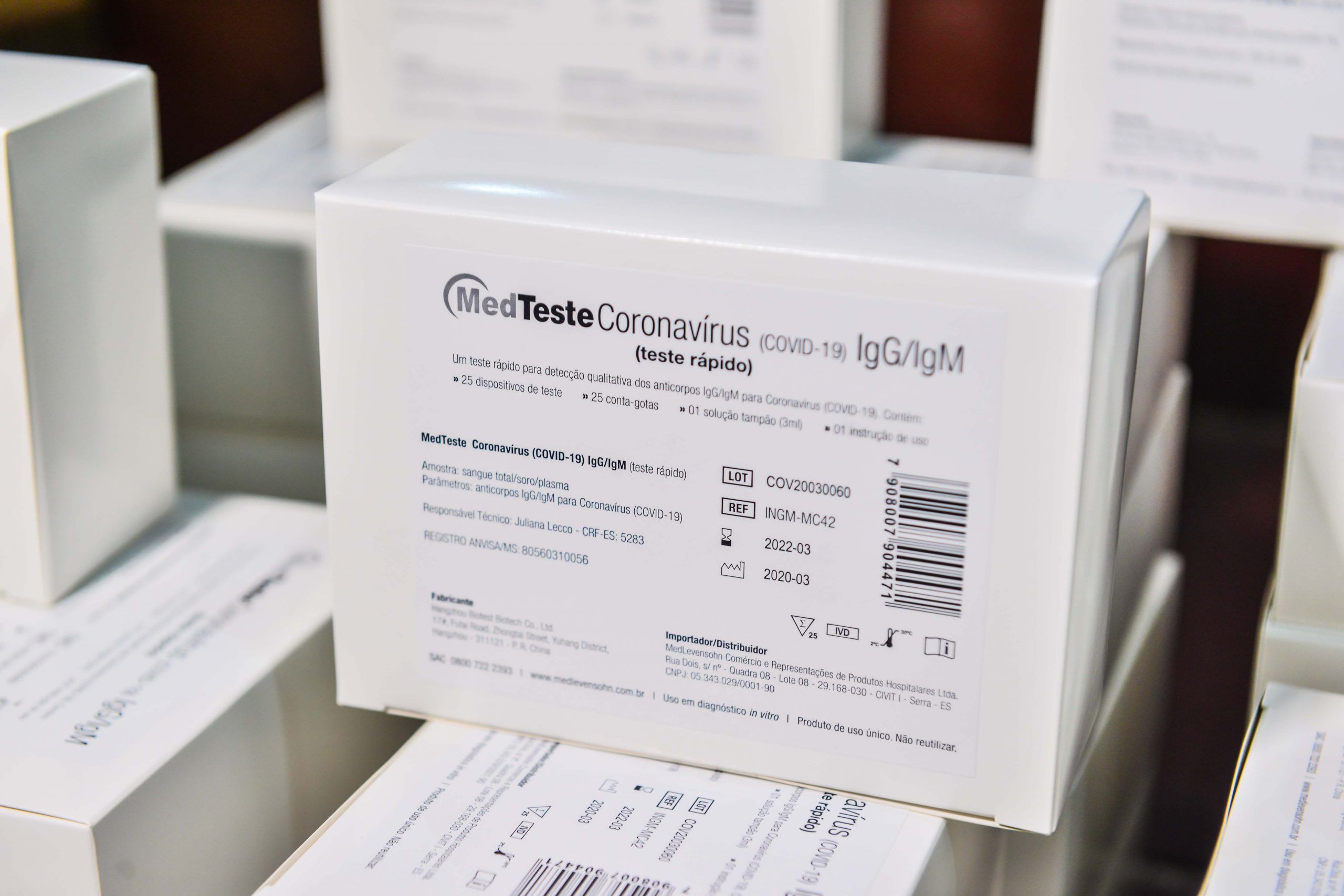 Covid19: Primeiros testes rápidos chegam no Amazonas