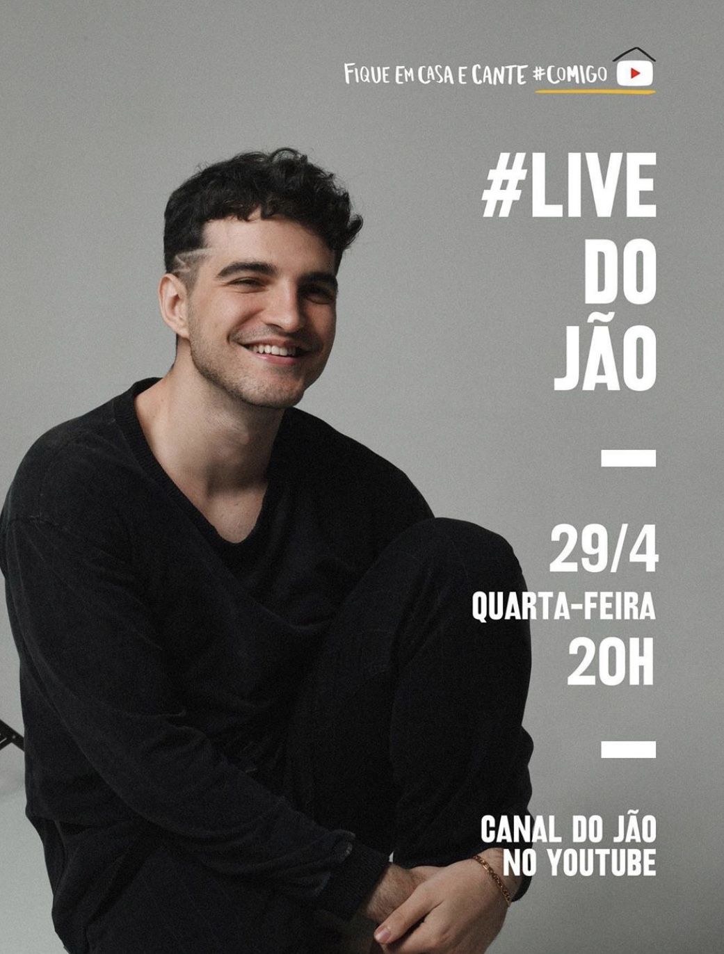 Jão anuncia live para a próxima semana