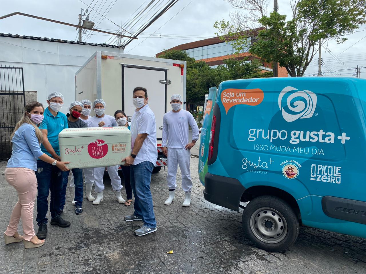 Gusta Mais doa três toneladas de sorvete aos profissionais de Saúde do Amazonas
