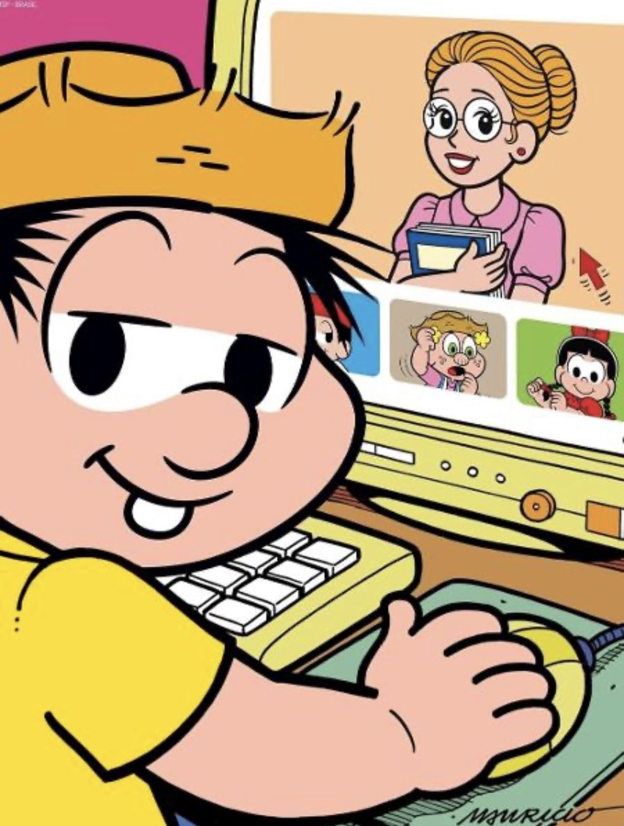 Turma da Mônica faz homenagem para professores em quarentena