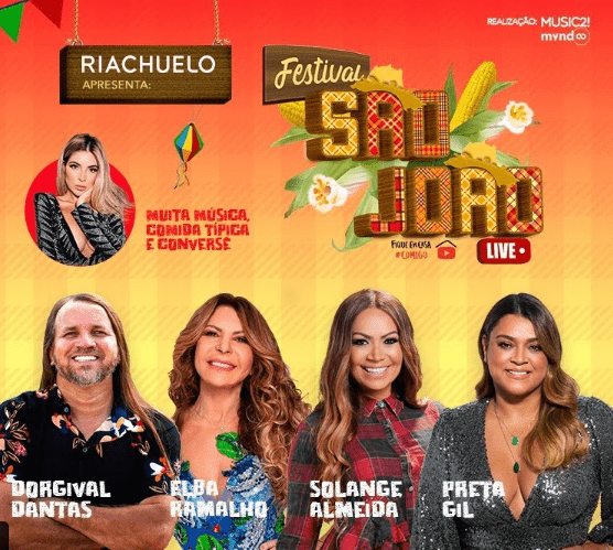 Elba Ramalho, Preta Gil e Solange Almeida em live especial de São João; saiba mais 