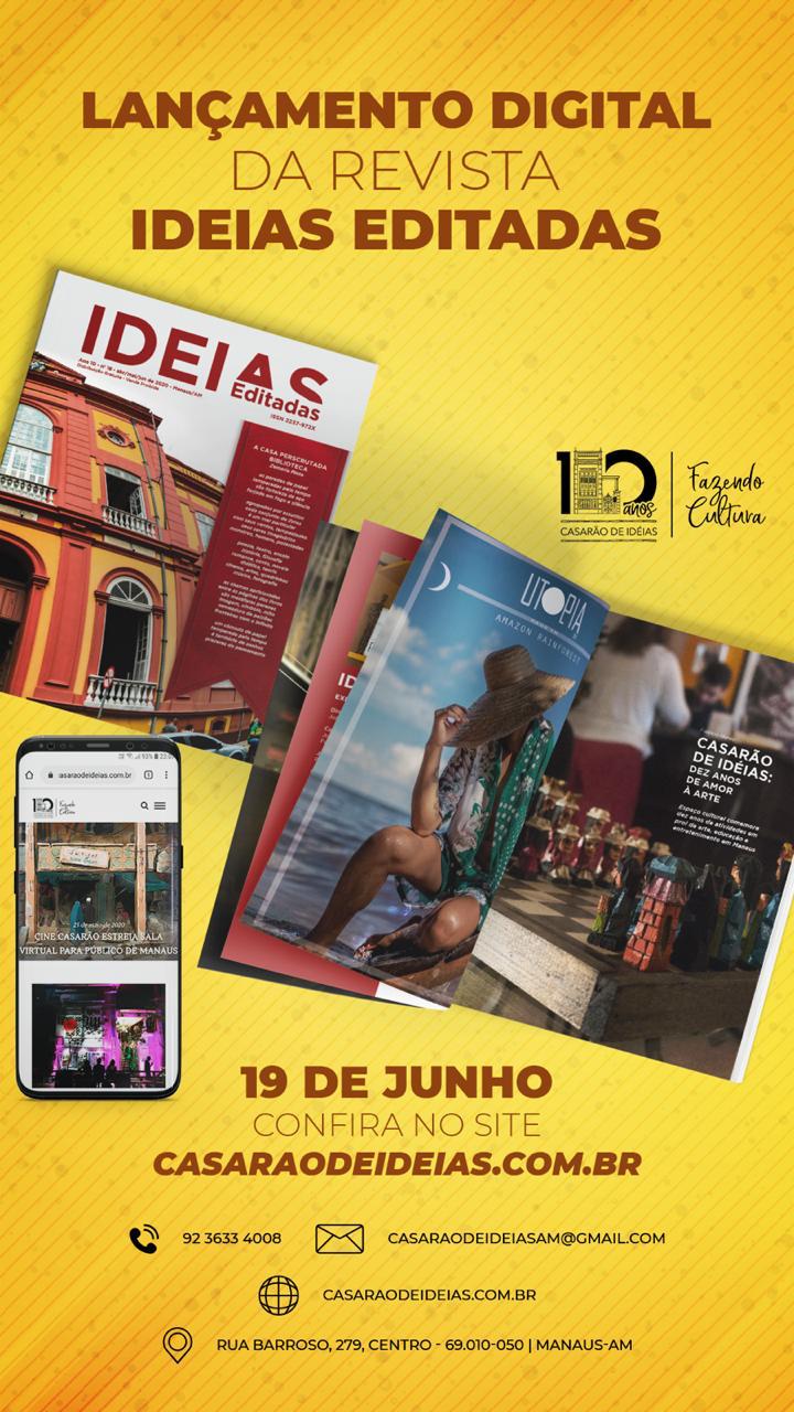 Revista Ideias Editadas será lançada em formato digital