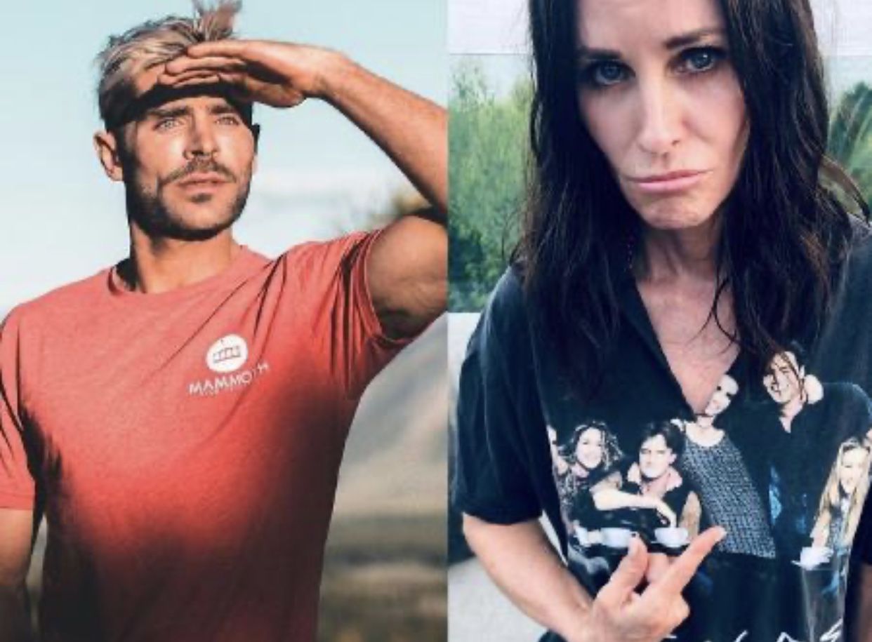 Zac Efron, Courteney Cox  terão estrelas na Calçada da Fama em 2021; saiba quem mais