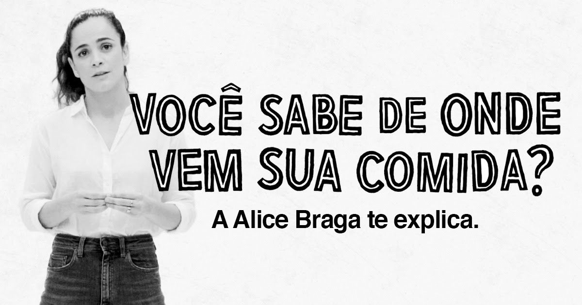 Alice Braga e Greenpeace lançam série de vídeos para alertar sobre os impactos ambientais do sistema de produção de alimentos