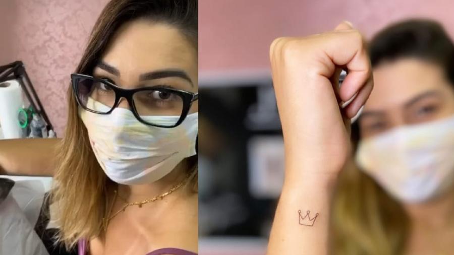 Vivian Amorim faz primeira tatuagem: 'Tem um significado importante'; veja