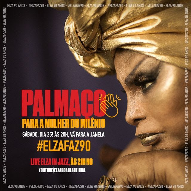 #ElzaSoaresfaz90