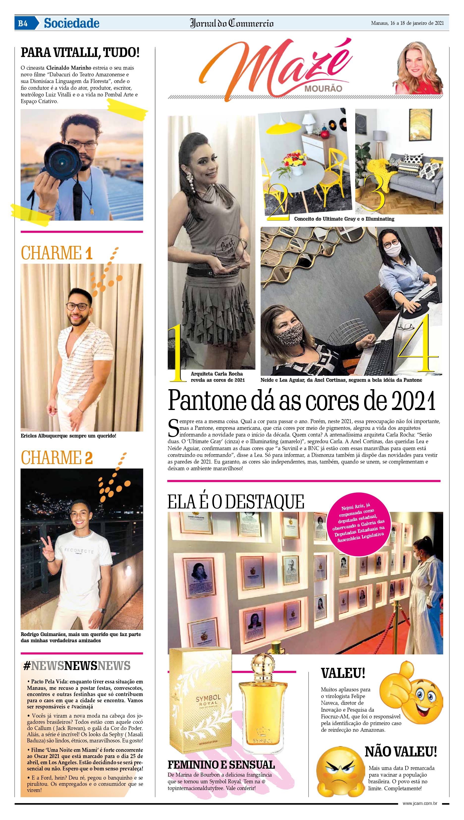 Coluna MZM de domingo no Jornal do Commercio