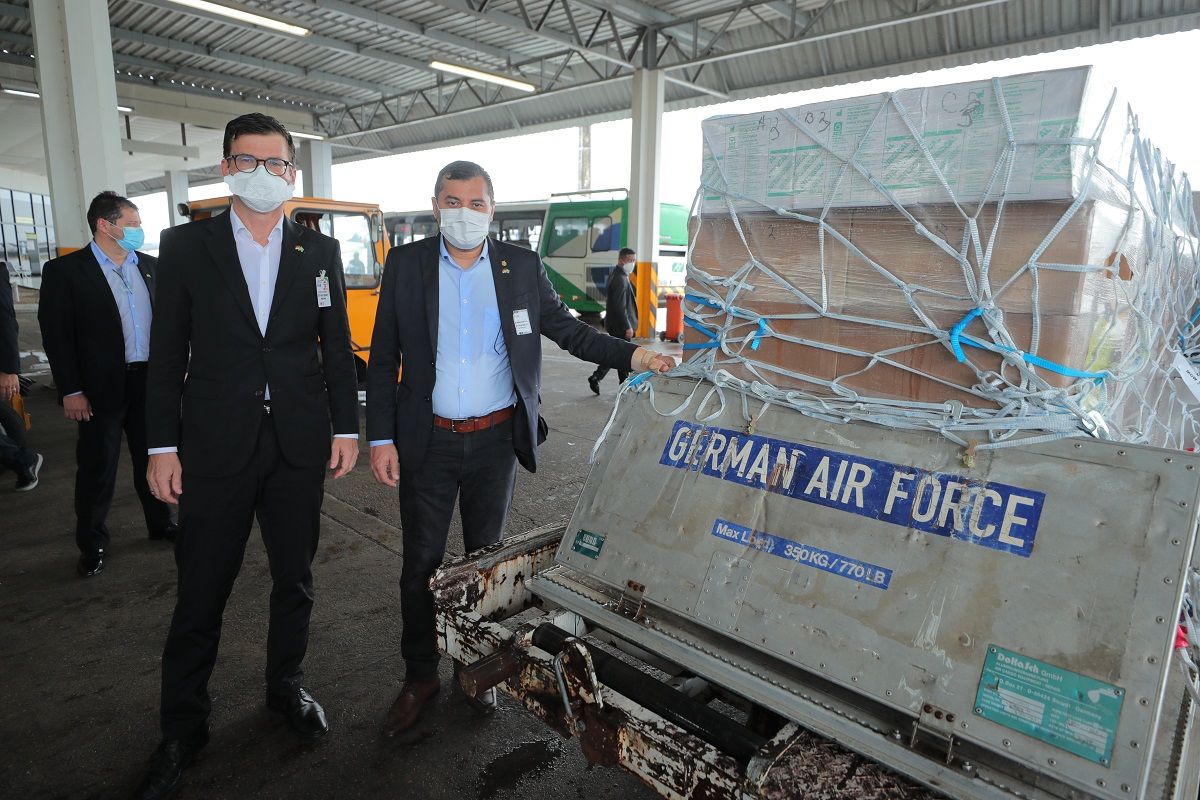 Alemanha doa equipamentos, de combate Covid-19, para o Amazonas