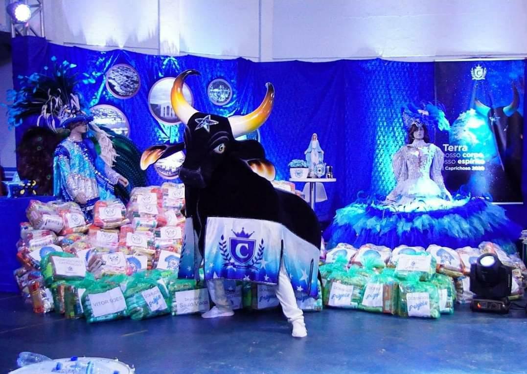 Boi Caprichoso realiza campanha de arrecadação de alimentos