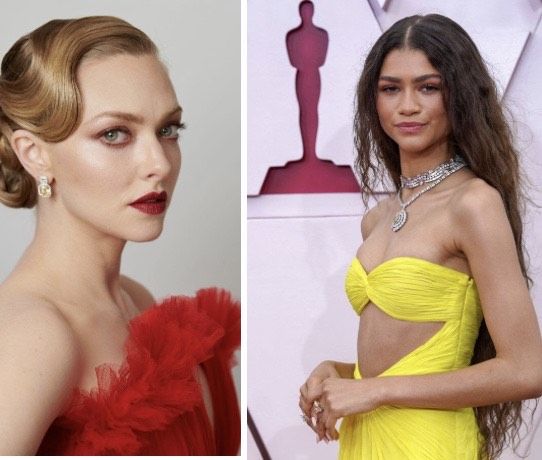 Amanda Seyfried e Zendaya Coleman no Oscar 2021