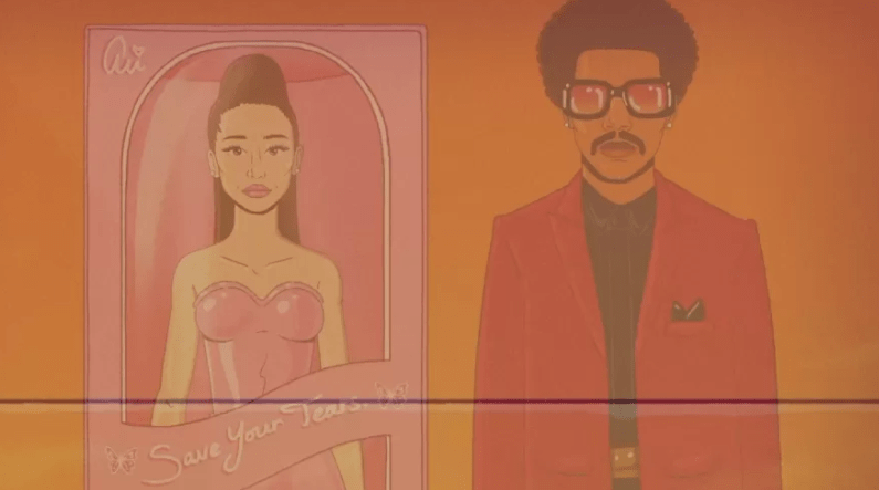 Ariana Grande vira 'boneca' de The Weeknd em clipe de 'Save Your Tears'