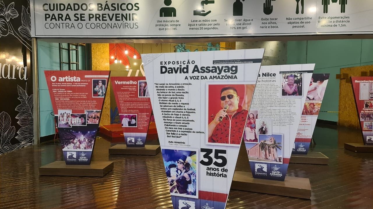 Exposição que celebra David Assayag vai até  o dia 22 de maio