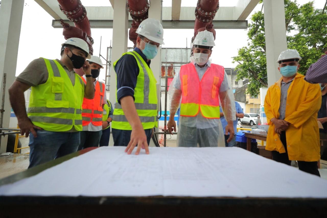 Obra da maior Estação de Tratamento de Esgoto do Norte, recebe vistoria