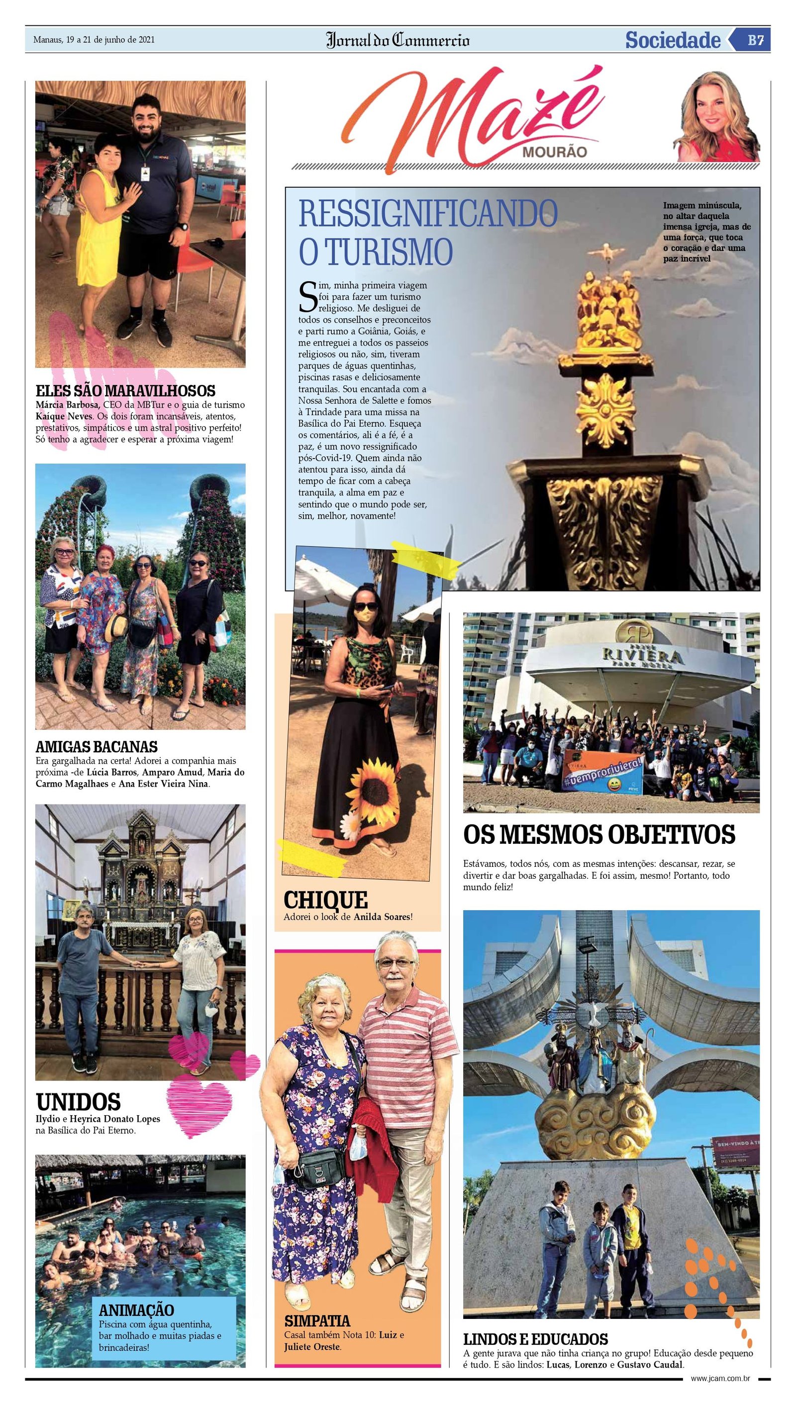 Coluna MZM de domingo no Jornal do Commercio