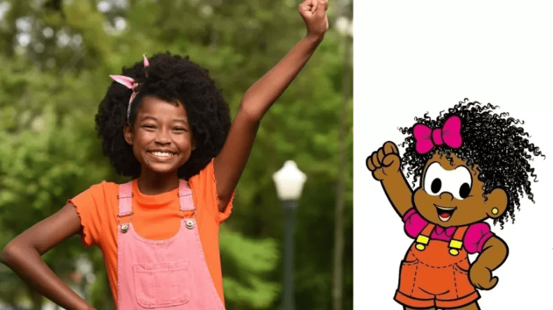 Milena, 1ª personagem negra da 'Turma da Mônica', estará no novo filme
