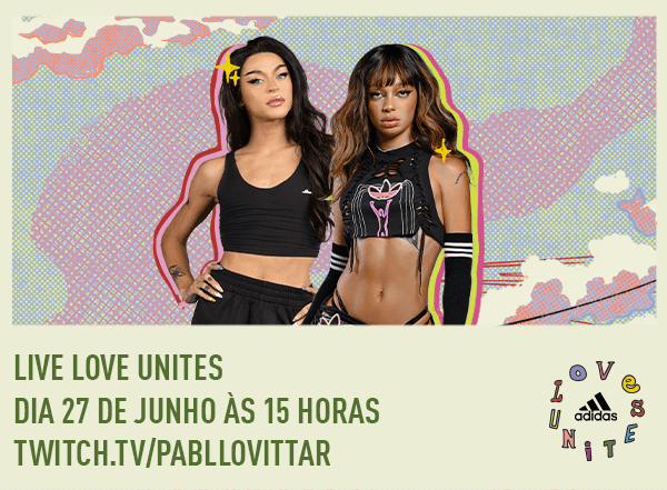 Pabllo Vittar e Urias comandam live Love Unites neste domingo, 27