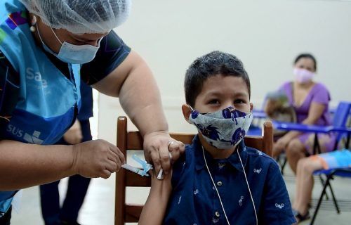 AM chega a mais de 100 mil crianças de 5 a 11 anos vacinadas contra Covid-19