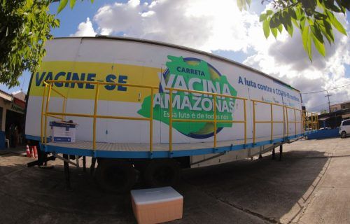 Carreta Vacina Amazonas fica até sexta-feira (04) no Nova Vitória