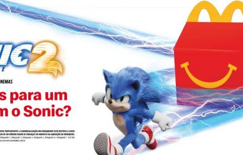 Personagens de “Sonic 2 - O Filme” chegam ao McLanche Feliz em nova campanha