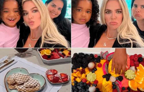 Babá brasileira de filha de Khloé Kardashian ganha café da manhã e festa em aniversário