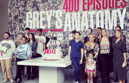 Elenco de Grey's Anatomy celebra marca de 400 episódios