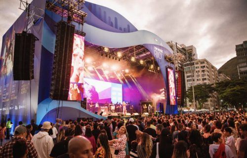 Xamã, Luisa Sonza e Majur animam no palco do Tim Music Rio