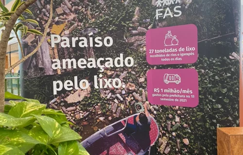 Exposição mostra o impacto dos resíduos sólidos nos rios da Amazônia