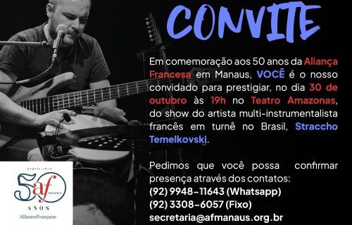 Aliança Francesa Manaus traz Stracho Temelkovski para show gratuito no Teatro Amazonas