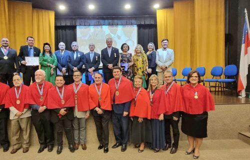 Conselheiros do TCE-AM são homenageados pela Academia de Letras, Ciências e Artes do AM