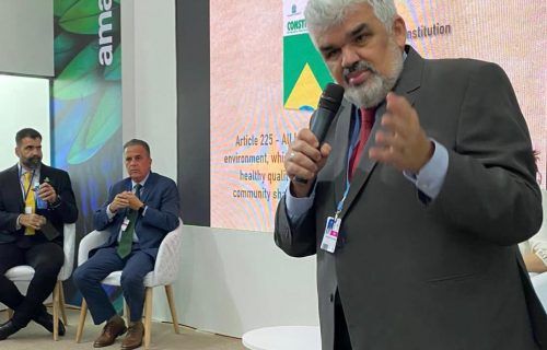COP27: Conselheiro do TCE-AM palestra sobre mudanças climáticas
