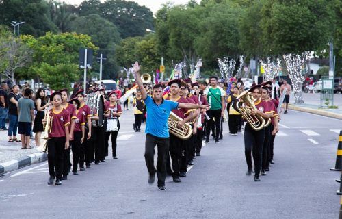 1ª Mostra de Bandas Marciais da rede municipal de ensino de Manaus