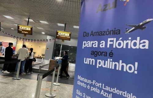 Amazonas  inaugura m voo da Azul entre Manaus e Fort Lauderdale