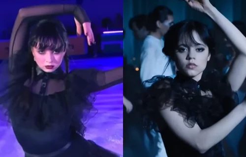 Patinadora russa reproduz dança de 'Wandinha' em competição