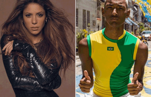 Shakira convida influencer Raphael Vicente para dançar 'Waka Waka'