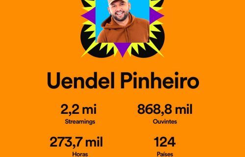 Uendel Pinheiro triplica número de ouvintes no SpotiFy em um ano