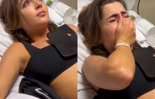Jade Picon é hospitalizada e chora ao tomar soro na veia