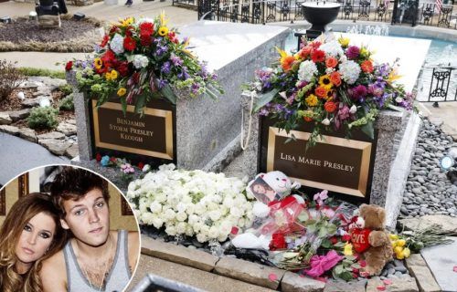 Lisa Marie Presley é enterrada ao lado do filho em Graceland