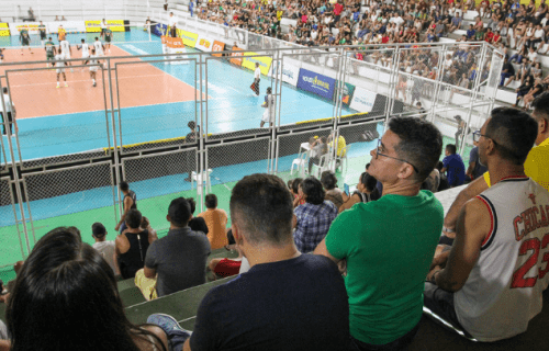 David Almeida destaca grande público durante partida do Manaus Vôlei/ Tec Toy
